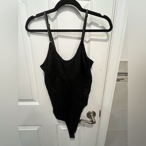Black Seamless Bodysuit XL